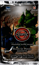 DAWN OF PERIM <br>Chaotic Card Game <br>Booster Pack Lots  - Click to enlarge