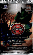 Chaotic (FIRST EDITION) Dawn of Perim TCG Booster Pack with each pack containing 9 Chaotic Cards.