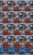DAWN OF PERIM (UNLIMITED EDITION) Chaotic Trading Card Game TWELVE BOOSTER PACK LOT with each pack containing 9 Chaotic Cards