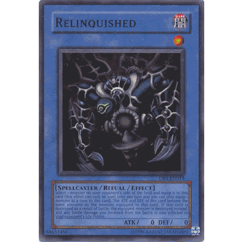 DB1 - 015 Relinquished Dark Beginning 1 Yugioh Super Rare Holofoil Card