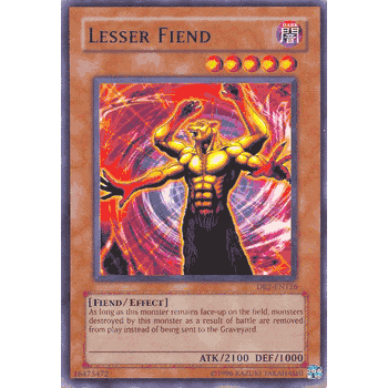 DB2 - EN126 Lesser Fiend Common Yugioh Card