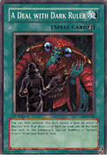 DCR - 030 A Deal with Dark Ruler Dark Crisis Yugioh Common Card