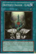 DCR - 032 Butterfly Dagger -  Elma Dark Crisis Yugioh Super Rare Card