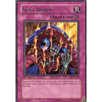 DCR - 049 Skill Drain Dark Crisis Yugioh Rare Card