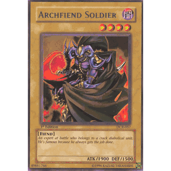 DCR - 057 Archfiend Soldier Dark Crisis Yugioh Rare Card
