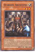 DCR - 070 Desrook Archfiend Dark Crisis Yugioh Common Card