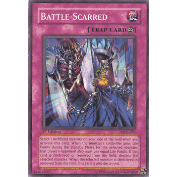 DCR - 097 Battle-Scarred Dark Crisis Yugioh Common Card
