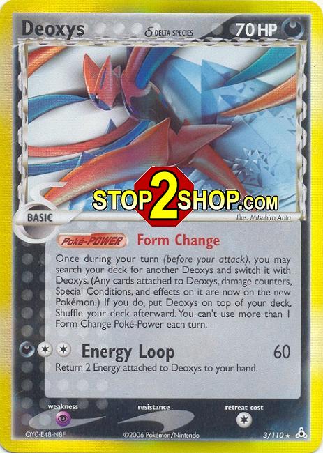 rare deoxys pokemon card EX】Rayquaza & Deoxys Legend Card Set 1st Edition Pokemon Card Rare –  japanmaster main image 0