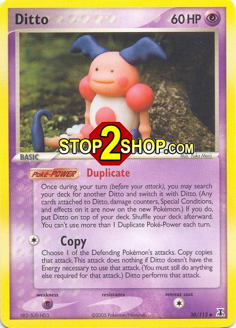 pokemon card ditto DITTO 