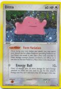 DITTO Holofoil Rare Pokemon Fire Red Leaf Green Card # 4