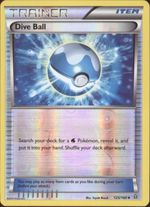 DIVE BALL Pokemon XY Primal Clash PARALLEL (Reverse) FOIL Card # 125/160 - Click to enlarge