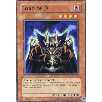 DLG1-EN087 Lord of D. Yugioh Dark Legends Short Print Card