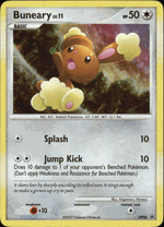 DP06 BUNEARY Diamond & Pearl Black Star Holofoil Promo DP Card - Click to enlarge