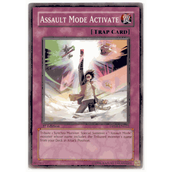 DP09-EN022 ASSAULT MODE ACTIVATE Common Yugioh Card