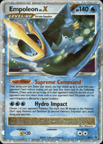 DP11 EMPOLEON LV.X Diamond & Pearl Black Star Holofoil Promo DP Card - Click to enlarge