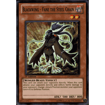 DP11-EN007 BLACKWING - FANE THE STEEL CHAIN Common Yugioh Card