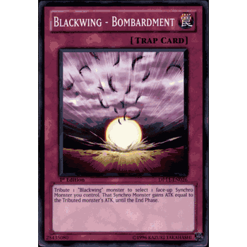 DP11-EN026 BLACKWING - BOMBARDMENT Common Yugioh Card