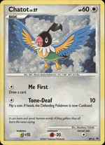 DP14 CHATOT Diamond & Pearl Black Star Holofoil Promo DP Card - Click to enlarge