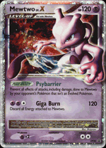 DP28 MEWTWO LV.X Diamond & Pearl Black Star Holofoil Promo DP Card - Click to enlarge