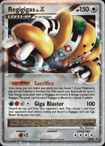 DP30 REGIGIGAS LV.X Diamond & Pearl Black Star Holofoil Promo DP Card - Click to enlarge