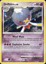 DP34 DRIFBLIM Diamond & Pearl Black Star Holofoil Promo DP Card - Click to enlarge