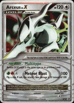 DP56 ARCEUS LV.X Diamond & Pearl Black Star Holofoil Promo DP Card - Click to enlarge