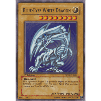 DPKB-EN001 BLUE-EYES WHITE DRAGON Super Rare Holofoil Yugioh Card
