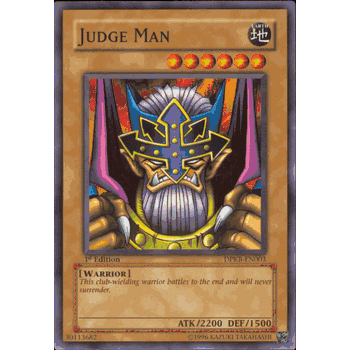 DPKB-EN003 JUDGE MAN Common Yugioh Card