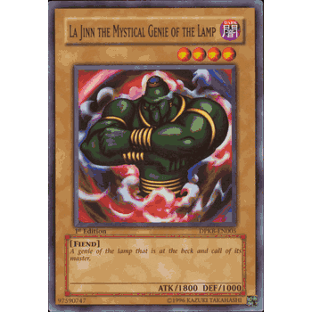 DPKB-EN005 LA JINN THE MYSTICAL GENIE OF THE LAMP Common Yugioh Card