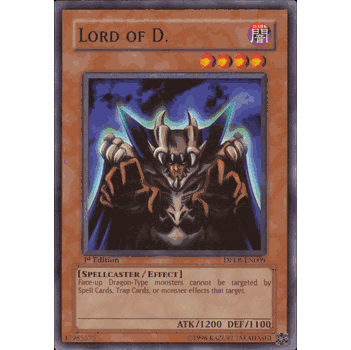 DPKB-EN009 LORD OF D. Common Yugioh Card