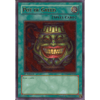 DPKB-EN029 POT OF GREED Ultimate Rare Holofoil Yugioh Card