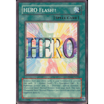 DR04-EN222 HERO FLASH!! Yugioh Common Card