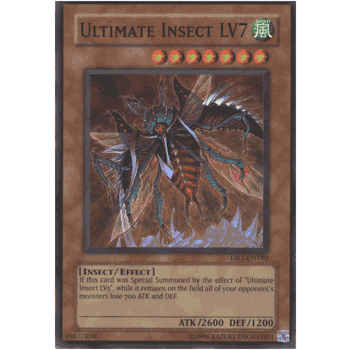 DR3-EN190 ULTIMATE INSECT LV7 Super Rare Holofoil Yugioh Card