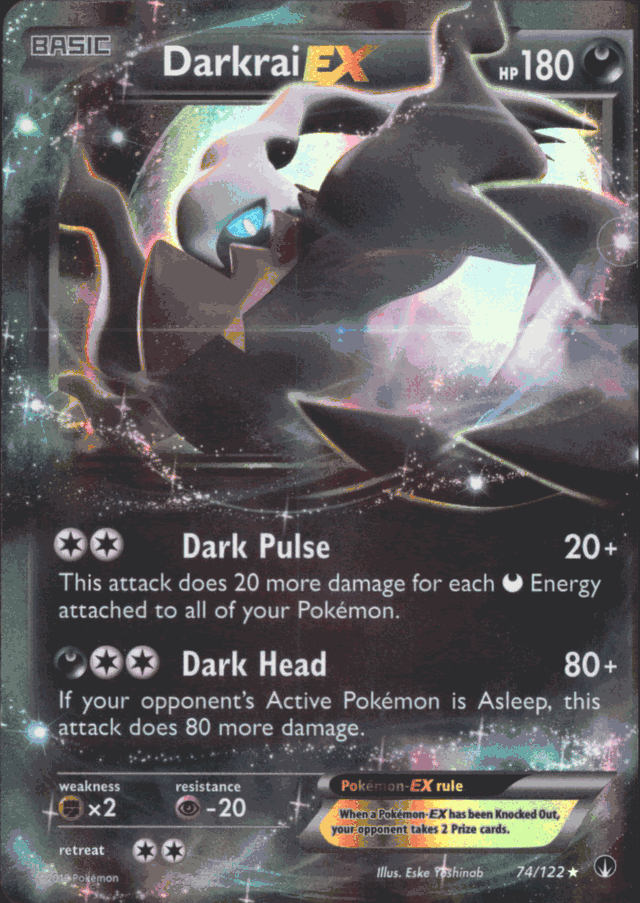 DRAKRAI EX Pokemon XY BreakPOINT Ultra Rare Card # 74/122