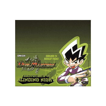 DuelMasters DM-04 ShadowClash of Blinding Night Booster Box containing 24 Packs