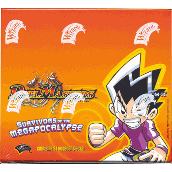 DuelMasters DM-05 Survivors of the Megapocalypse Booster Box containing 24 Packs