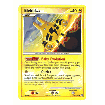 ELEKID Uncommon Pokemon Diamond & Pearl Card # 48