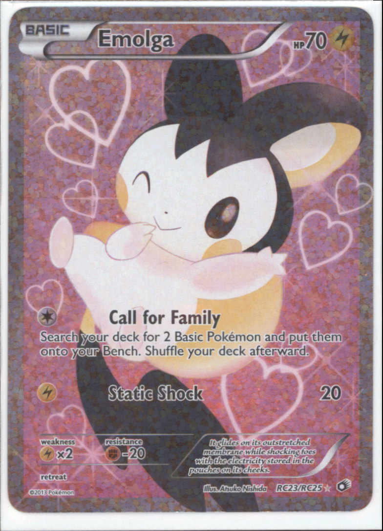 pokemon emolga card Pokemon SM-4 Crimson Invasion Card: EMOLGA - 35/111 - Reverse Holo