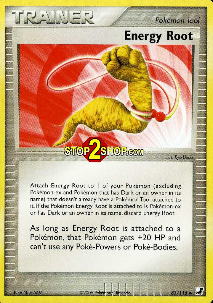 ENERGY ROOT Unseen Forces Uncommon Card # 83