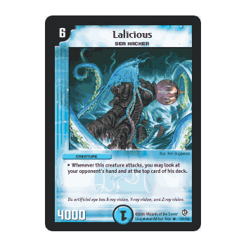 EPIC-021 Lalicious DuelMasters DM-08 Epic Dragons of HyperChaos Uncommon Card # 21