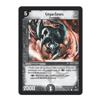 EPIC-030 Gigaclaws DuelMasters DM-08 Epic Dragons of HyperChaos Common Card # 30