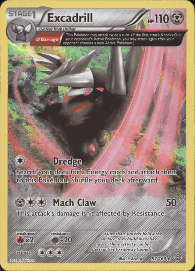 excadrill pokemon card Excadrill - 086/162 - Temporal Forces