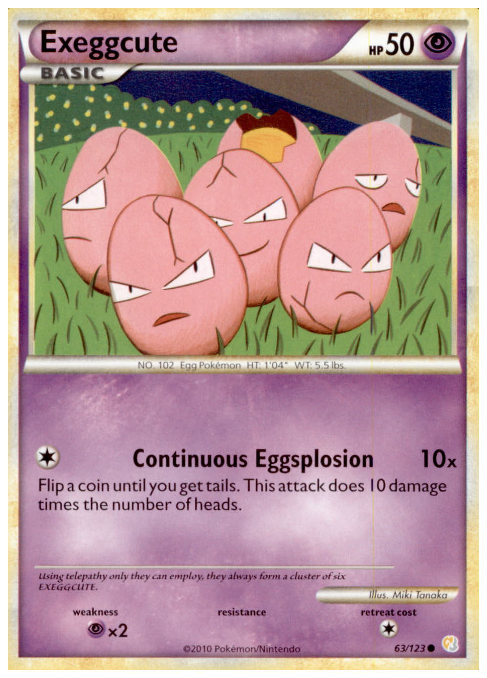 pokemon card exeggcute Exeggcute #102 Prices | Pokemon Plasma Blast