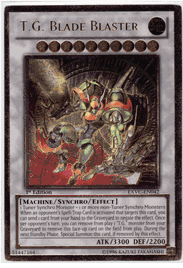 Yu-Gi-Oh! Carta T.G. Power Gladiator (EXVC-EN041) – 1st Edition Super Rare - 4