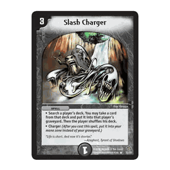 FATAL-032 Slash Charger DM-09 Fatal Brood of Infinite Ruin Duel Masters Rare Card # 32