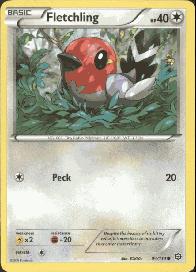 pokemon card fletchling Pokemon - Sword & Shield - Silver Tempest - Fletchling - 150/195