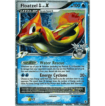 pokemon floatzel card Buizel and Lot - 26 Cards Pokmon Hit Points80 HP Form FLOATZEL GL LV.X Pokemon Platinum