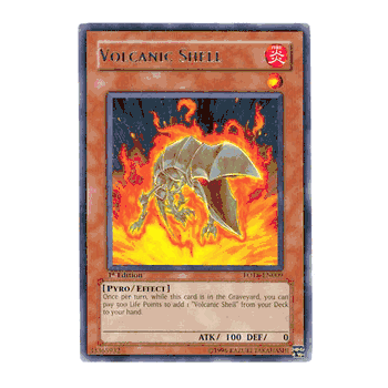FOTB-EN009 Volcanic Shell Yugioh! Force of the Breaker Yu-Gi-Oh GX Rare Card