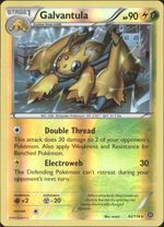 GALVANTULA Pokemon XY Steam Siege XY11 Parallel Foil Rare Card # 42 - Click to enlarge