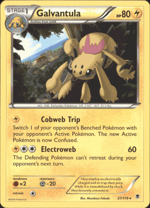 pokemon galvantula card Galvantula ex